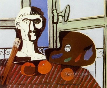 Bust and palette 1925 Pablo Picasso Oil Paintings